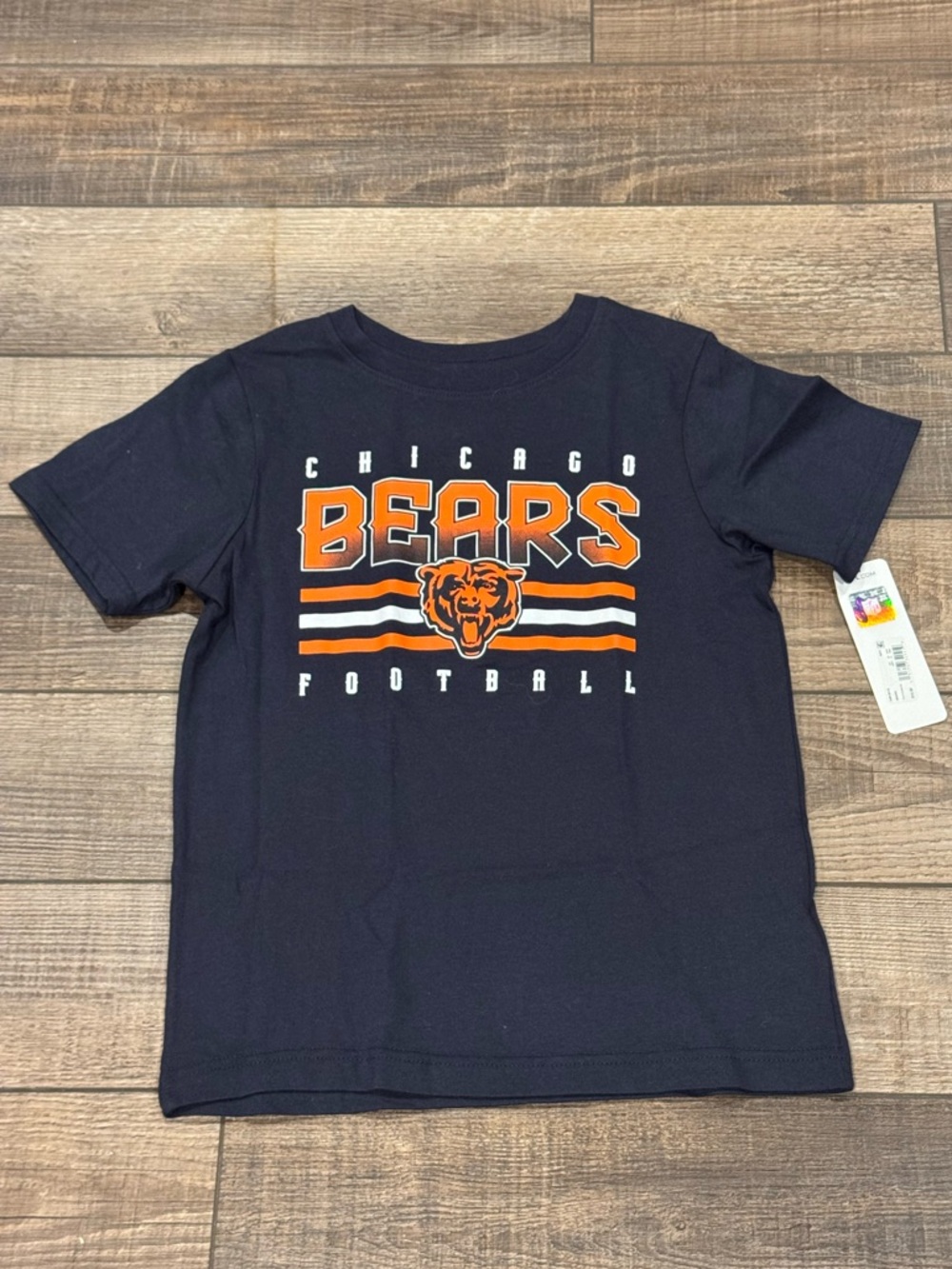 NFL CHICAGO BEARS Kids NWT BEARS FAN T SHIRT Size Small 6/7 New